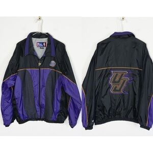 Vtg 90s Pro Layer Utah Utes Pullover Windbreaker Jacket NCAA Embroidered size M